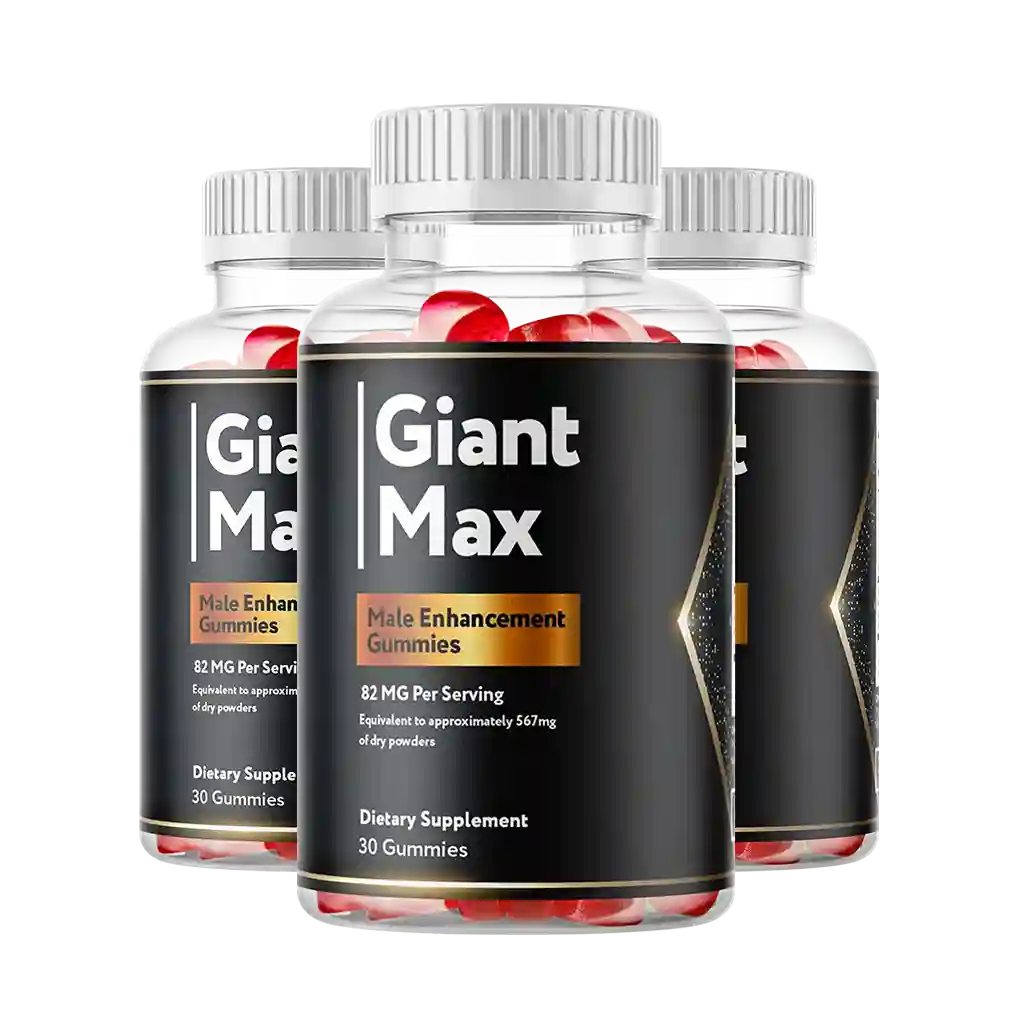 Giant Max Male Enhancement Gummies Bottle — 30 Gummies 82mg USA